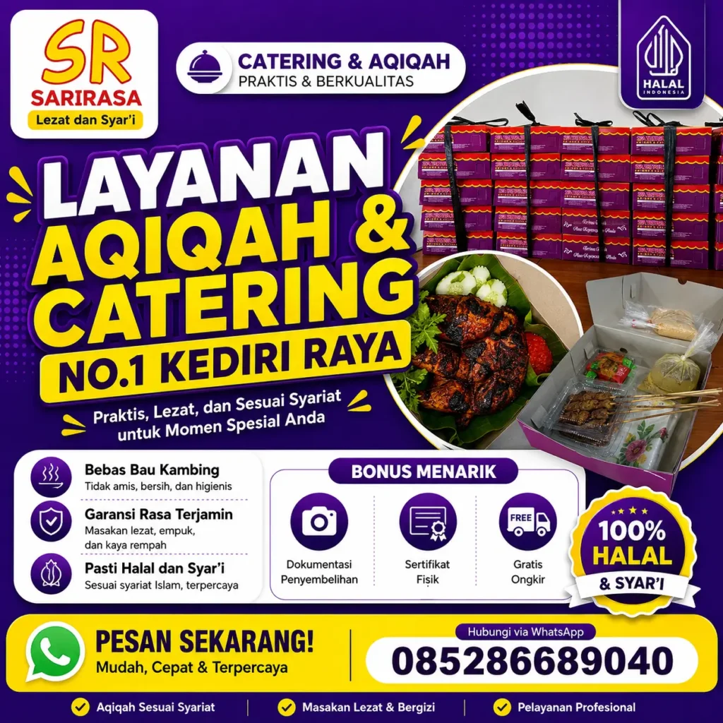 layanan aqiqah dan catering kediri raya